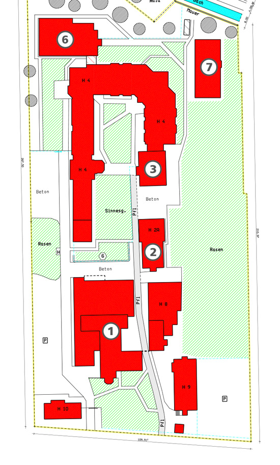 Gebäudeplan